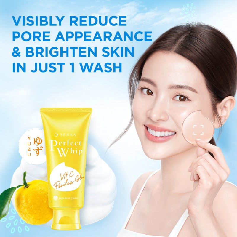 Jual Senka Perfect Whip Vit C Poreless Glow Termurah Maret 2024