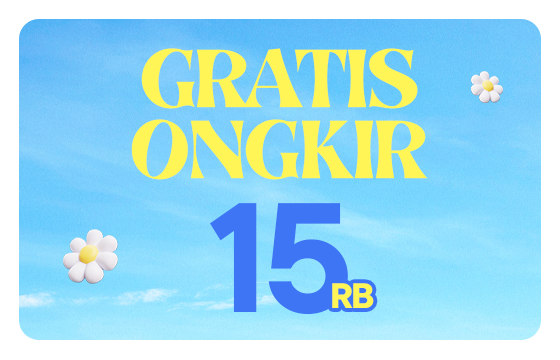 GRATIS ONGKIR 15K