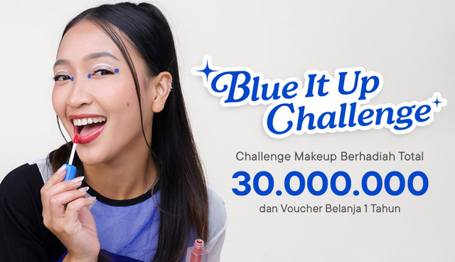 Giveaway #BlueItUpChallenge: Lengah Dikit, Jadi Jutawan!