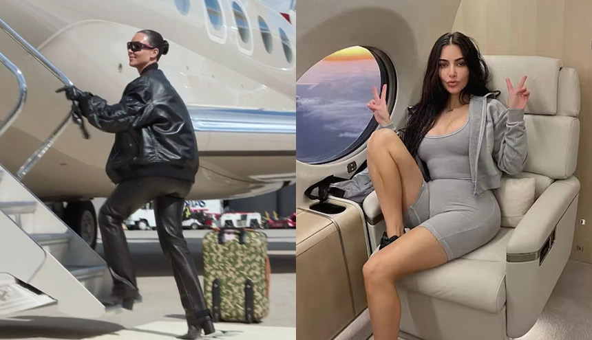 Ramai Soal Pesawat Jet Pribadi Kaesang, Ternyata Kim K juga Punya lho!