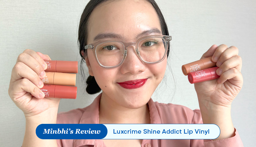Review Luxcrime Shine Addict Lip Vinyl: Bikin Bibir Super Shine, Kissable & Transferproof!