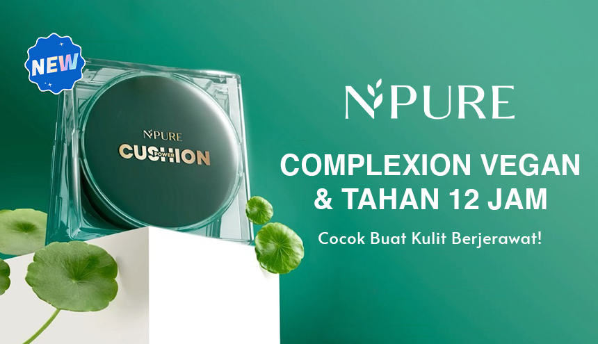 Npure Flawless Matte Power Cushion: Complexion Vegan & Tahan 12 Jam Khusus Kulit Berjerawat!