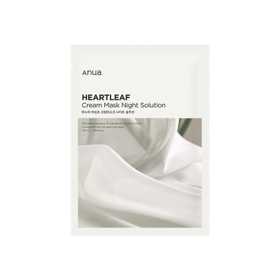 ANUA HEARTLEAF CREAM MASK NIGHT SOLUTION 25ml (1PCS)