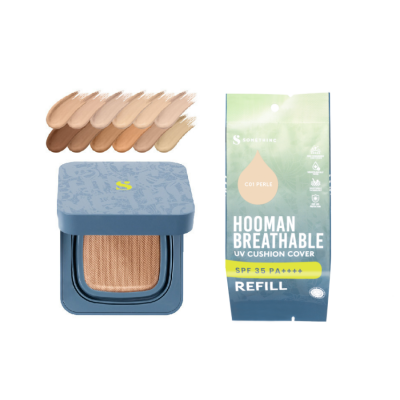 SOMETHINC Bundle Hooman Breathable UV Cushion Cover SPF35 PA++++ + Refill - C01.5 Butter