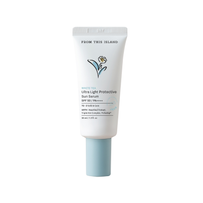 FROM THIS ISLAND White Tea Ultra Light Protective Sun Serum