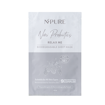 NPURE [CLEARANCE SALE] - Noni Probiotics Relax Me Biodegradable Sheet Mask