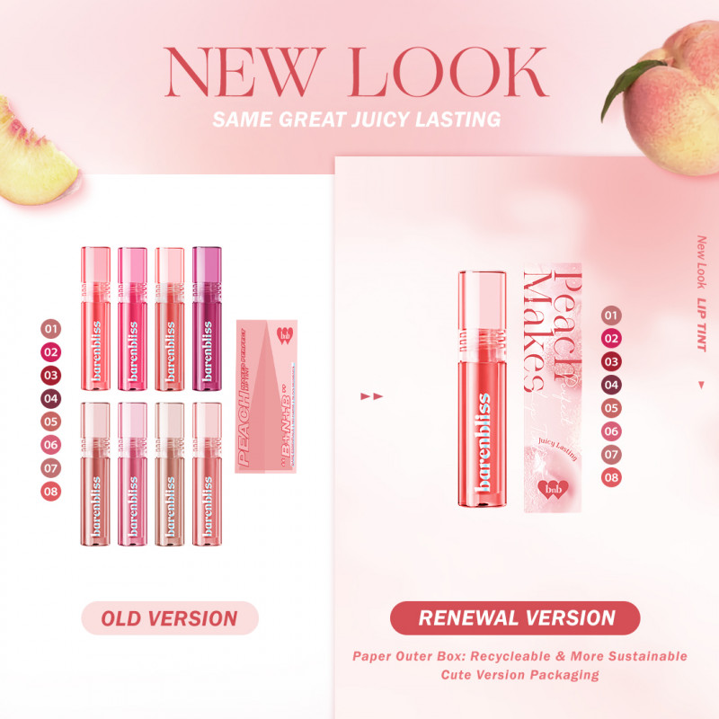 Jual Barenbliss Peach Makes Perfect Lip Tint Termurah Mei 2024 | BeautyHaul