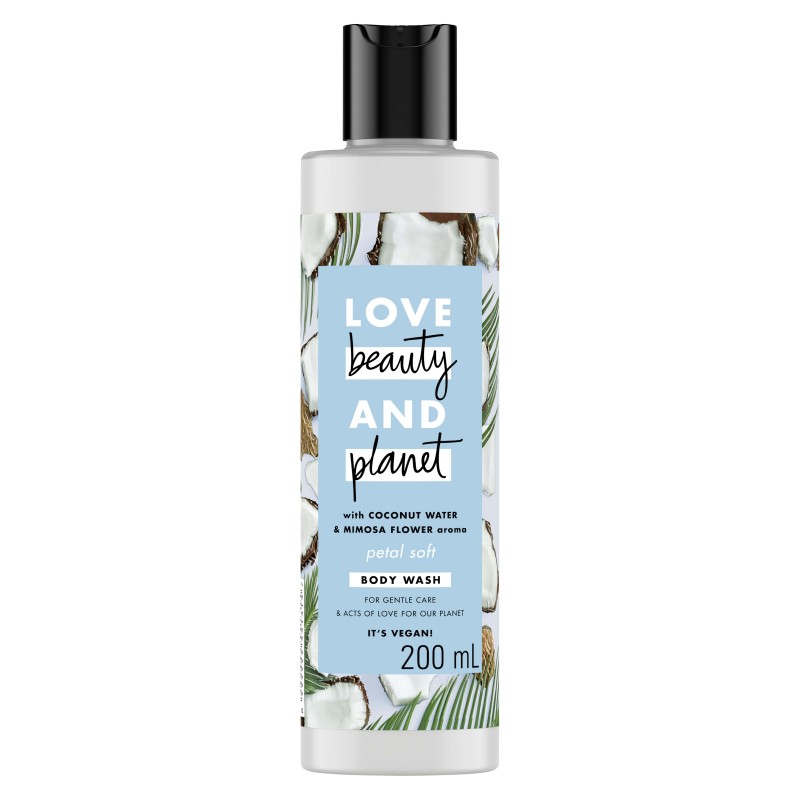 Jual Love Beauty And Planet Coconut Water & Mimosa Flower Body Wash ...