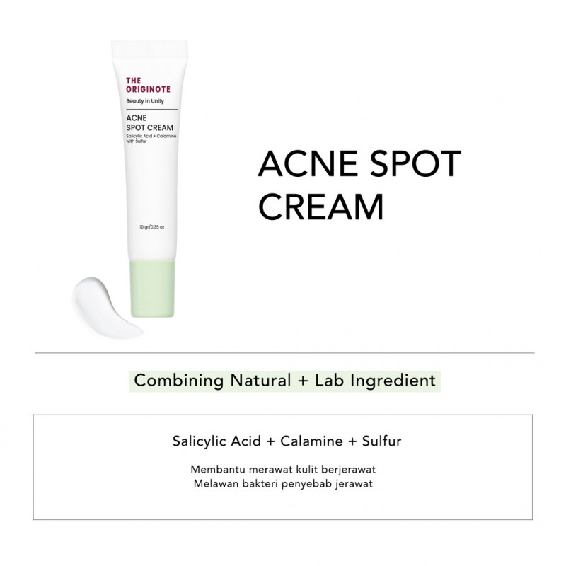 Jual The Originote Acne Spot Cream Termurah September 2024 Beautyhaul