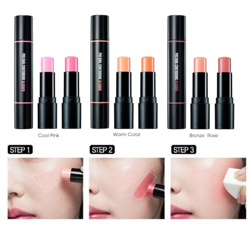 Jual Clio Professional Pro Dual Controbing Blusher Termurah Maret