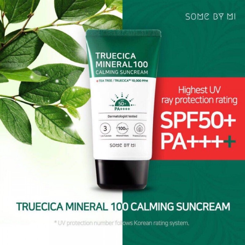 Jual Some By Mi Truecica Mineral 100 Calming Suncream 50ml Termurah ...